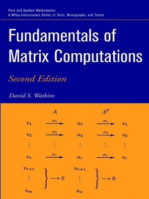 cover image of Fundamentals of Matrix Computations